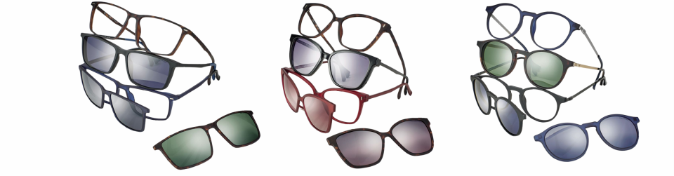 Brýle s polarizačním klipem