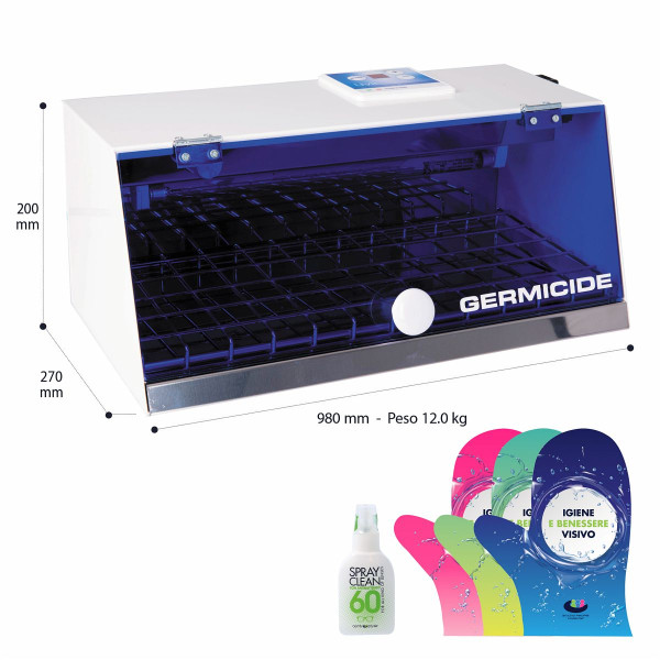 Germicidní lampa pro sterilizaci obrub (na 30 ks obrub)