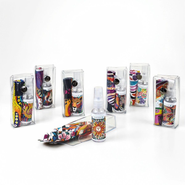 Čistící set BePop - sprej 30 ml a mikrovlákno