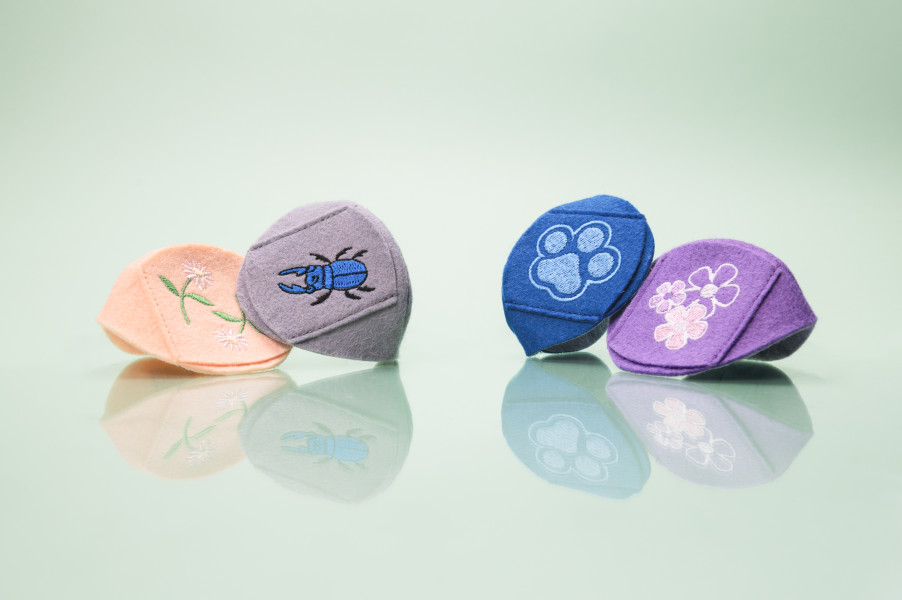 Látkový okluzor s obrázkem pravý vel. M