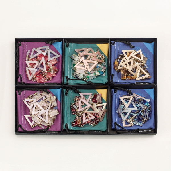 Sada řetízků na brýle Triangle z kolekce Airport 6 ks