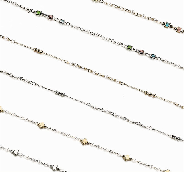 Sada řetízků na brýle Capri 6 ks