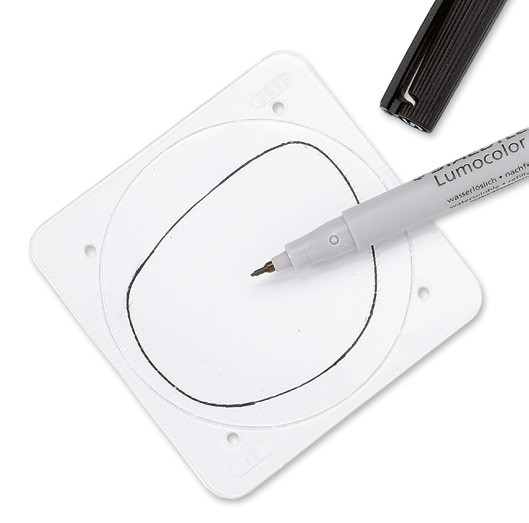 Sada pro aplikaci prizmatických Press-On folií a čoček