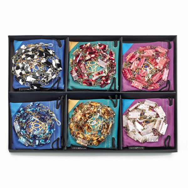 Sada řetízků na brýle Sunrise 2 z kolekce Airport 6 ks