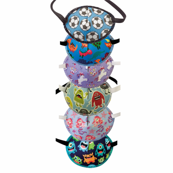 Látkový okluzor s obrázkem 70x55 mm vel. M