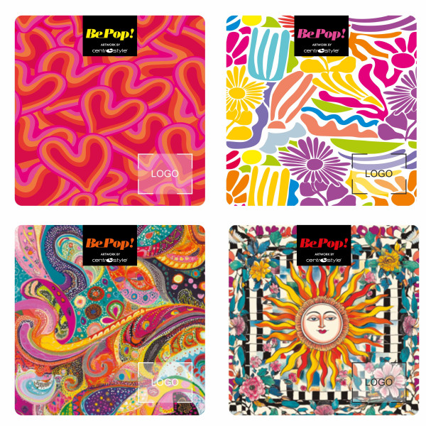 Mikrovlákno BePop s motivem 20x20cm s vaším logem