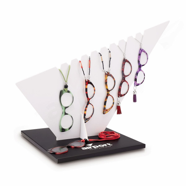 Přívěsek na krk s lupou z kolekce AIRPORT