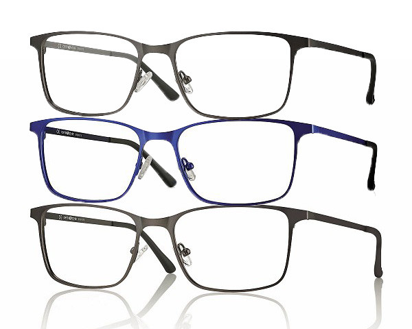 Kovové brýle s klipem F0374 vel. 57