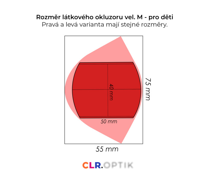 Látkový okluzor Kočička