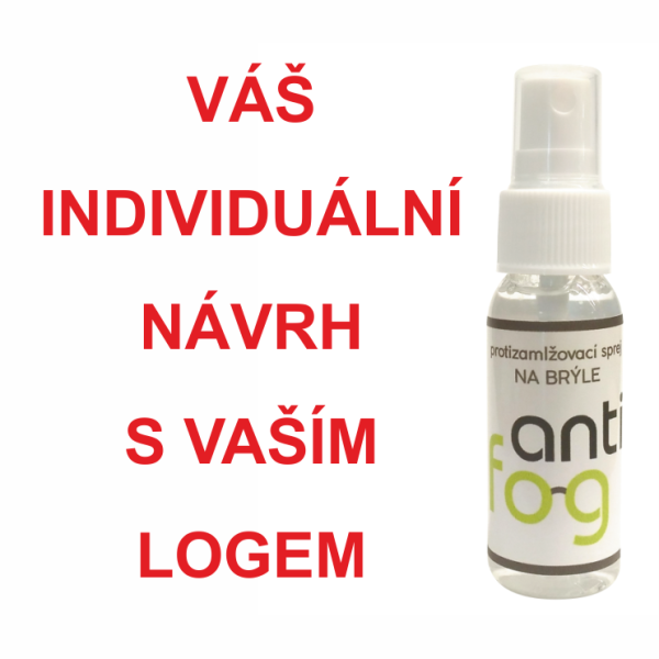 Protizamlžovací sprej Antifog 30 ml s potiskem