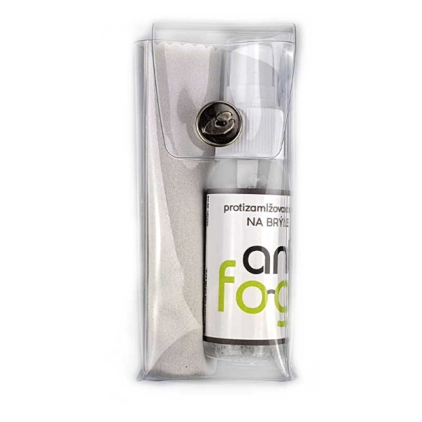 Protizamlžovací sprej Anti Fog 30 ml + jelenice + pouzdro