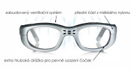 Sportovní ochranné brýle F0257 vel. 53
