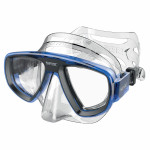 Potápěčská maska se zábrusem skleněných čoček