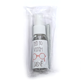 Čistící set - sprej 30 ml a mikrovlákno