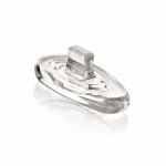 Skleněná sedla nacvakávací 17 mm