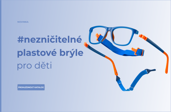 Nezničitelné plastové brýle pro děti