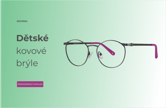 Dětské kovové brýle