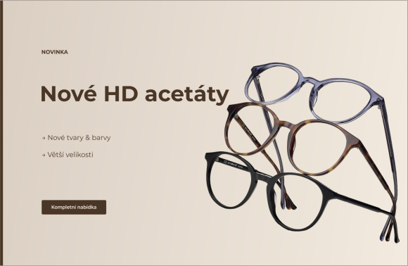Acetátové brýle