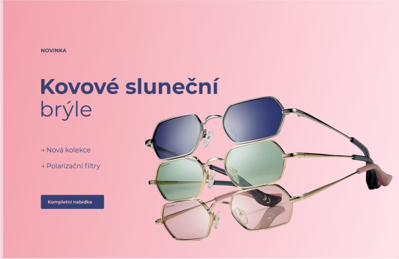 Kovové sluneční brýle