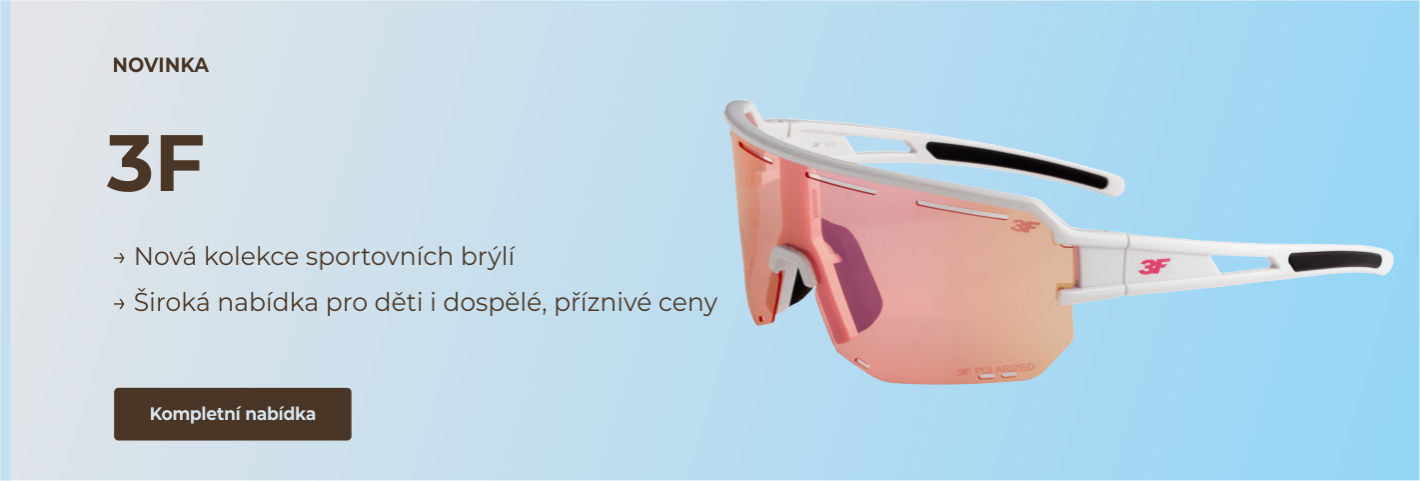 3F nová kolekce sportovních brýlí 