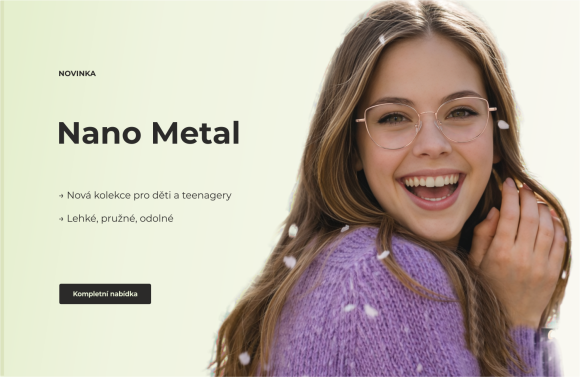 Dětské brýle Nano Metal z Elaxtitanu